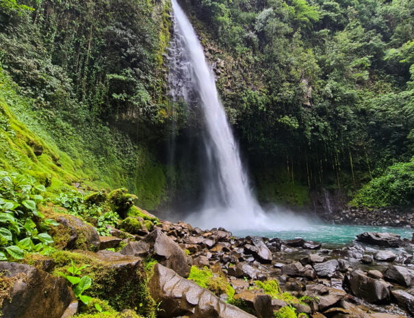 la fortuna waterfall view